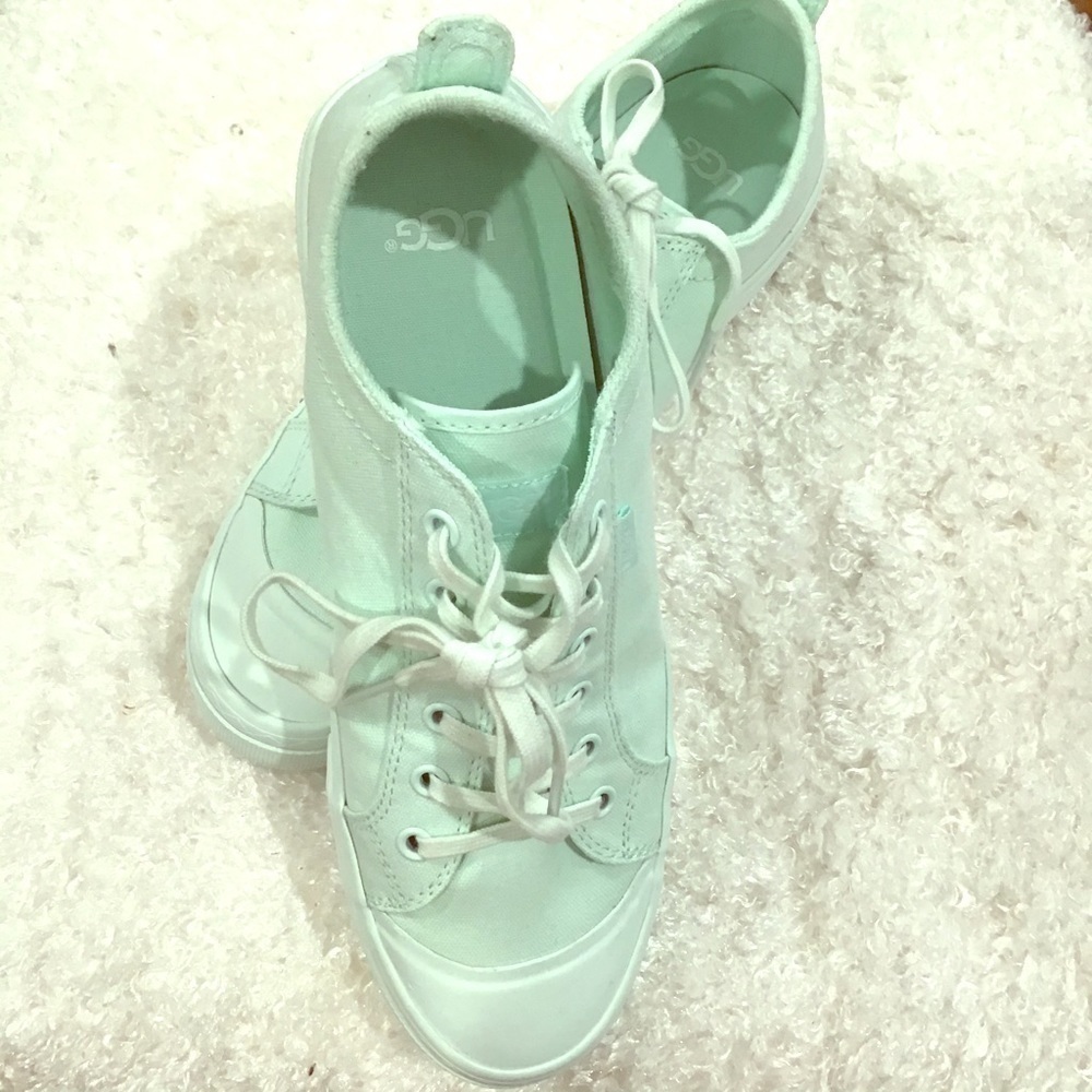-SZ9 UGG mint green sneakers...Cute and comfy.  Brand New!  Welcome Spring